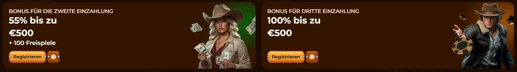 Rodeoslot Casino Willkommenspaket