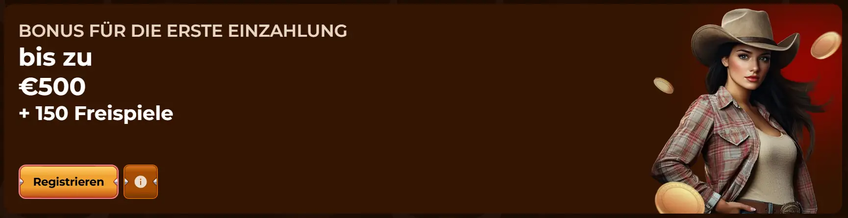 Rodeoslot Casino DE banner