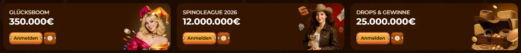 Rodeoslot Casino Turniere